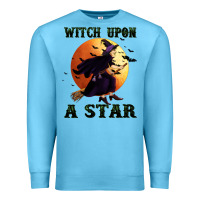 Ocean Blue witch upon a star Premium Sweatshirt - BundleAndBundleShop