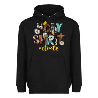Black Holy Spirit Activate Heavyweight Hoodie - FaDigitalArtStudio