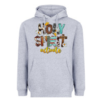Heather Grey Holy Spirit Activate Heavyweight Hoodie - FaDigitalArtStudio