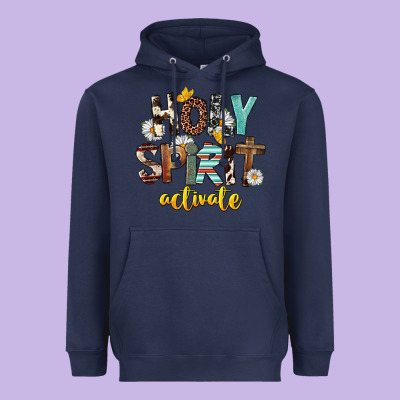 Holy Spirit Activate Heavyweight Hoodie Designed By Fadigitalartstudio