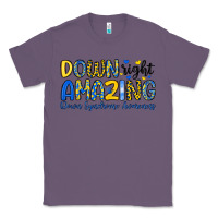 Lavender down right amazing down syndrome awareness Classic Tee - Artiststas