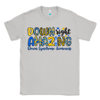 Moon Dust down right amazing down syndrome awareness Classic Tee - Artiststas