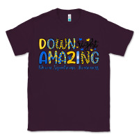 Plum down right amazing down syndrome awareness Classic Tee - Artiststas