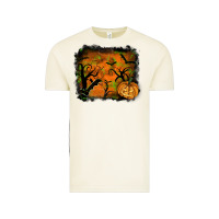 Vintage Arctic Halloween Background Vintage Tee - RanaPortraitStore