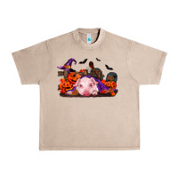 French Oak Halloween Baby Pig Urban Heavy Tee - RanaPortraitStore