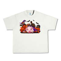 Pistachio Halloween Baby Pig Urban Heavy Tee - RanaPortraitStore
