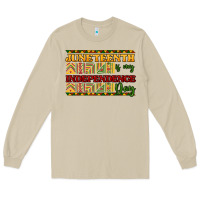 Mushroom juneteenth is my independence day Long Sleeve Tee - NancyCooperArtShop