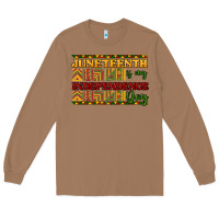 Toasted Coconut juneteenth is my independence day Long Sleeve Tee - NancyCooperArtShop
