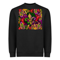 Black mardi gras Heavyweight Sweatshirt - CowGirlArtShop