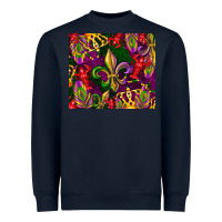 Navy mardi gras Heavyweight Sweatshirt - CowGirlArtShop