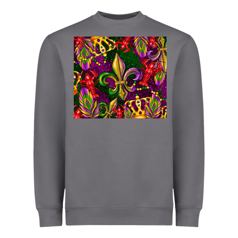 Mardi Gras Heavyweight Sweatshirt by CowGirlArtShop | Teevron