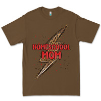 Cacao homeschool mom lightning bolt Premium Tee - MaliasSmallBusiness