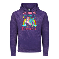 Cloud Purple unicorns are born in november Vintage Hoodie - Jasminsmagicworld