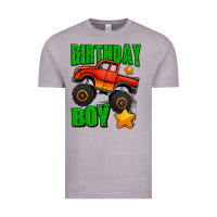 Vintage Zinc birthday boy monster truck Vintage Tee - Jasminsmagicworld