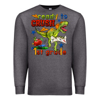 Charcoal Heather ready to crush 1st grade Premium Sweatshirt - BundleAndBundleShop