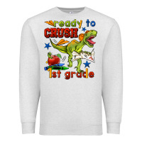 Oatmeal Heather ready to crush 1st grade Premium Sweatshirt - BundleAndBundleShop
