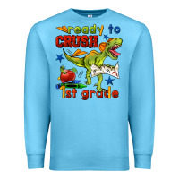 Ocean Blue ready to crush 1st grade Premium Sweatshirt - BundleAndBundleShop