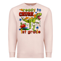 Pale Pink ready to crush 1st grade Premium Sweatshirt - BundleAndBundleShop