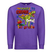 Purple ready to crush 1st grade Premium Sweatshirt - BundleAndBundleShop