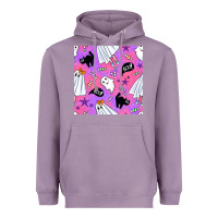 Lavender cute ghost halloween seamless pattern Heavyweight Hoodie - BundleAndBundleShop