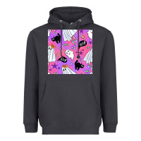 Smoke cute ghost halloween seamless pattern Heavyweight Hoodie - BundleAndBundleShop
