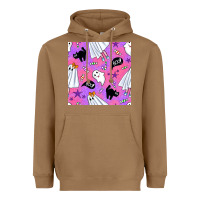 Toasted Coconut cute ghost halloween seamless pattern Heavyweight Hoodie - BundleAndBundleShop