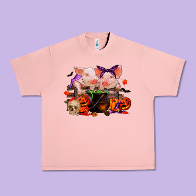 Halloween Pigs Urban Heavy Tee Designed By Ranaportraitstore