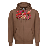Chestnut One loved mini Valentine's Day Zipper Hoodie - FaDigitalArtStudio