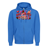 True Royal One loved mini Valentine's Day Zipper Hoodie - FaDigitalArtStudio