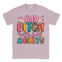 Lilac bad bitch with bad anxiety Classic Tee - Artiststas