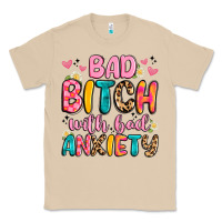 Mushroom bad bitch with bad anxiety Classic Tee - Artiststas