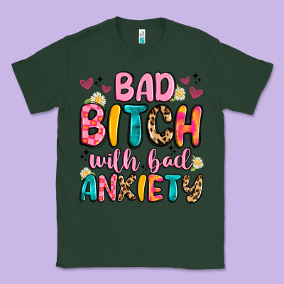 Bad Bitch With Bad Anxiety Classic Tee Designed By Artiststas