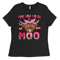 Black you had me at moo Ladies Tee - MaliasSmallBusiness