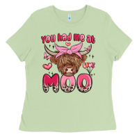 You Had Me At Moo Ladies Tee | Teevron