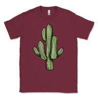 Burgundy cactus Classic Tee - JahusDesignShop