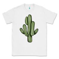 White cactus Classic Tee - JahusDesignShop