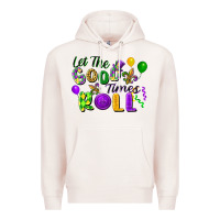 Pale Pink Let the good times roll Premium Hoodie - FaDigitalArtStudio