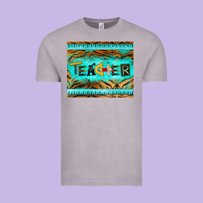 Teacher Mousepad Vintage Tee Designed By Barkaloodesign