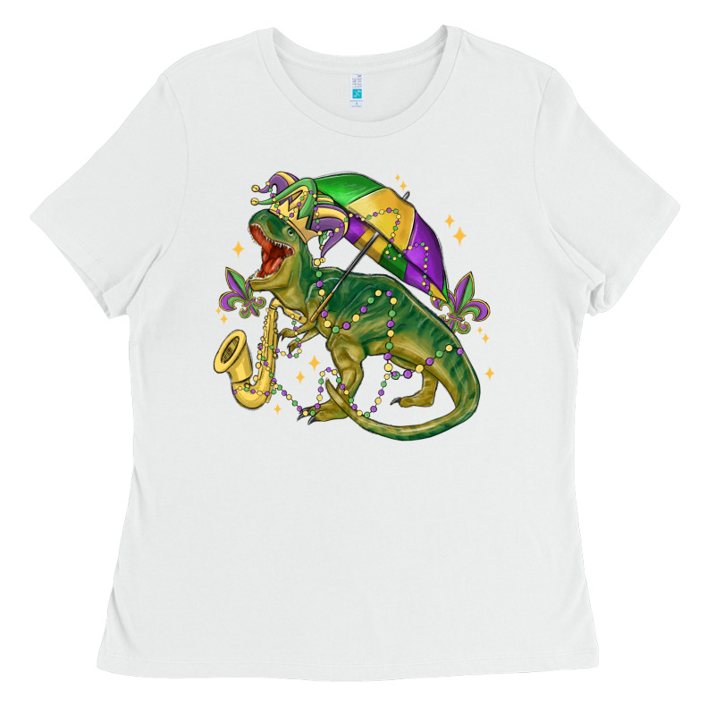 Mardi Gras Tree Rex Ladies Tee by MaliasSmallBusiness | Teevron