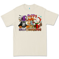 Bone Happy Hallothanksmas goats Premium Tee - NancyCooperArtShop