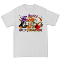 Dove Grey Happy Hallothanksmas goats Premium Tee - NancyCooperArtShop