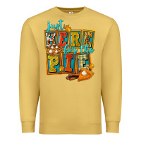 Antique Gold Just Here For The Pie Premium Sweatshirt - FaDigitalArtStudio