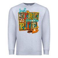 Heather Grey Just Here For The Pie Premium Sweatshirt - FaDigitalArtStudio