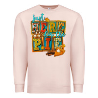 Pale Pink Just Here For The Pie Premium Sweatshirt - FaDigitalArtStudio