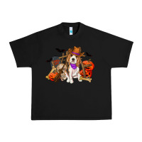 Black Halloween beagle dog Urban Heavy Tee - RanaPortraitStore