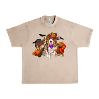 French Oak Halloween beagle dog Urban Heavy Tee - RanaPortraitStore