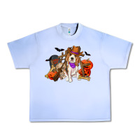 Halloween Beagle Dog Urban Heavy Tee | Teevron