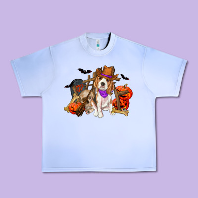 Halloween Beagle Dog Urban Heavy Tee Designed By Ranaportraitstore