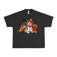 Pigment Black Halloween beagle dog Urban Heavy Tee - RanaPortraitStore