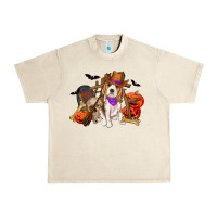 Sandshell Halloween beagle dog Urban Heavy Tee - RanaPortraitStore